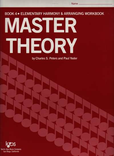 photo of Master Theory, Book 4, Elementary Harmony & Arranging  Workbook