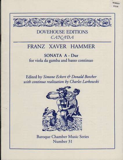 photo of Sonata in A Dur for viola da gamba and basso continuo