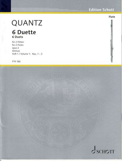photo of 6 Duette for 2 Flutes, opus 2, Vol. I: No. 1-3