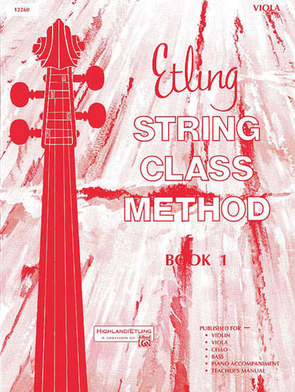 photo of String Class Method, Book 1 Viola