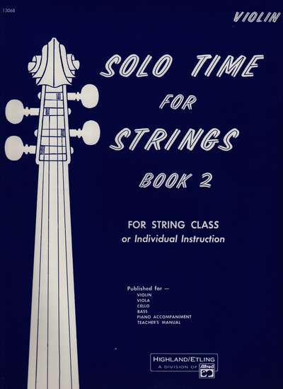 photo of Solo Time for Strings, Book 2, Violin