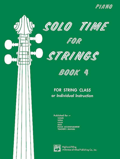 photo of Solo Time for Strings, Book 4, Piano