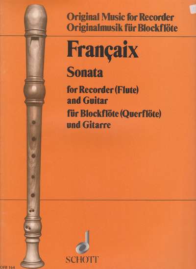 photo of Sonata for Recorder and Guitar