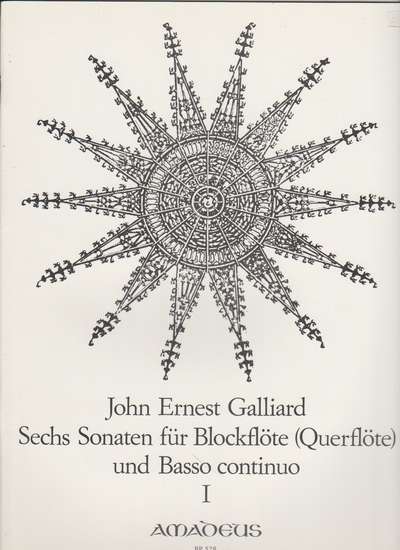 photo of Sechs Sonaten für Blockflöte und Basso continuo, Vol. I
