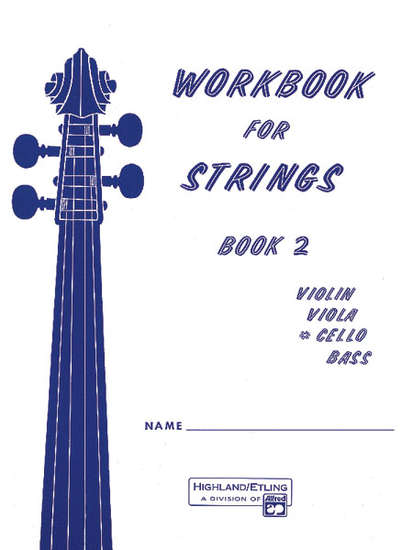 photo of Workbook for Strings, Book 2, Cello