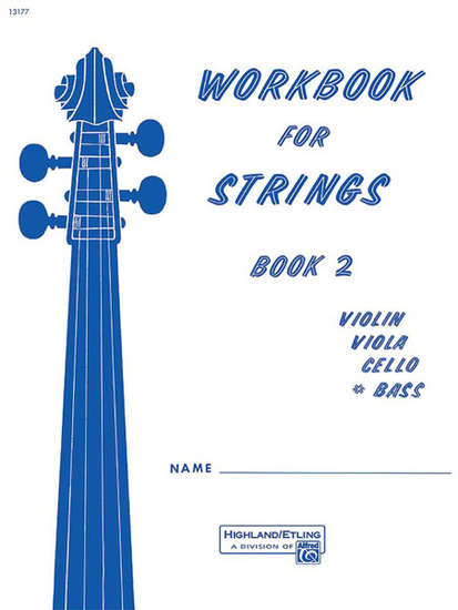photo of Workbook for Strings, Book 2, Bass