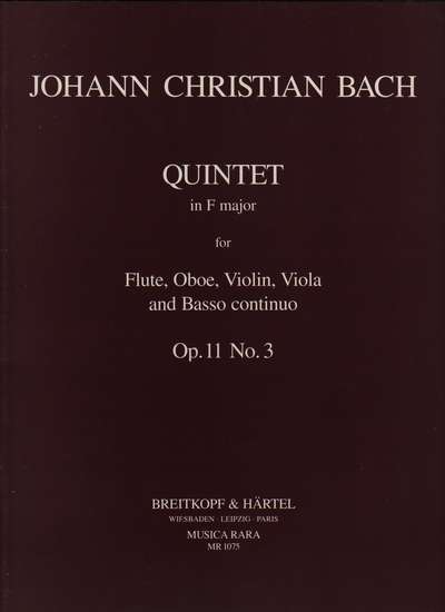 photo of Quintet in F major, Op. 11, No. 3