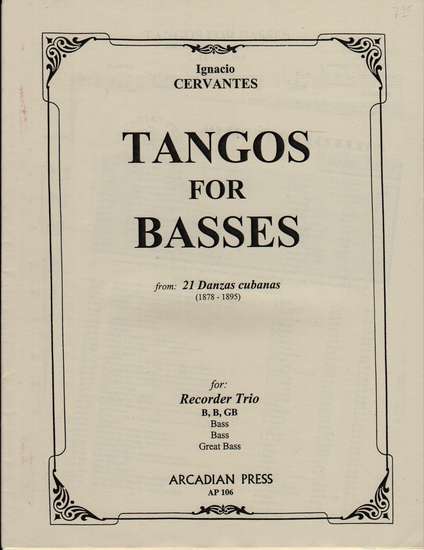 photo of Tangos for Basses
