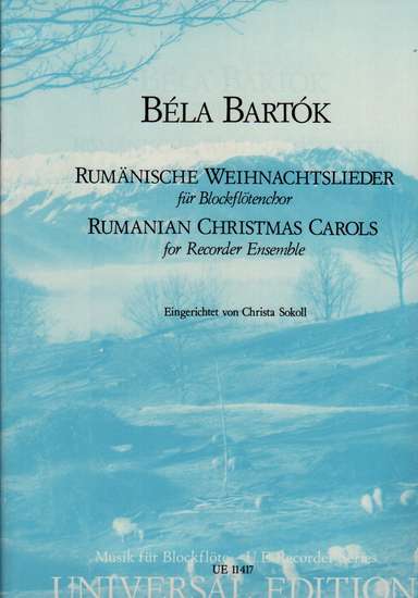 photo of Rumanian Christmas Carols for Recorder Ensemble