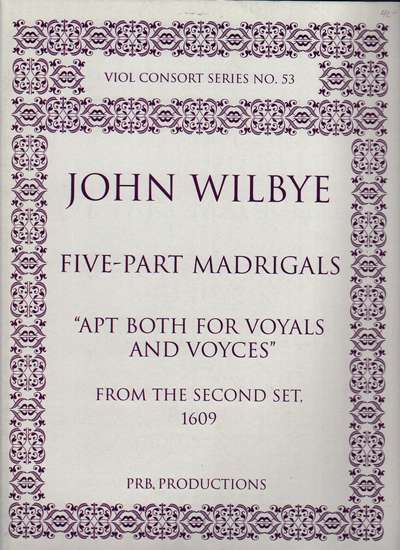 photo of Five-Part Madrigals Apt for Voyals and Voyces