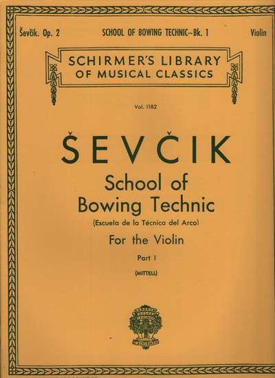 photo of School of Bowing Technic, Op. 2, Part 1