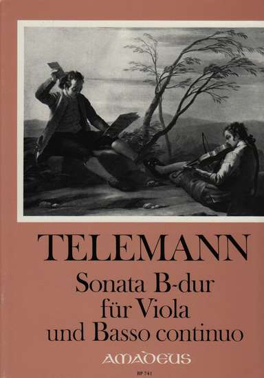 photo of Sonata in B-dur für Viola und Bc, TWV 41:B3