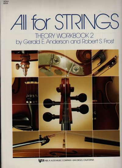 photo of All for Strings, Theory Workbook 2, Viola
