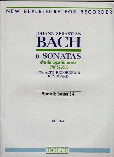 photo of 6 Sonatas after the Organ Trio Sonatas BWV 525-530, Vol. II: Sonatas 3-4