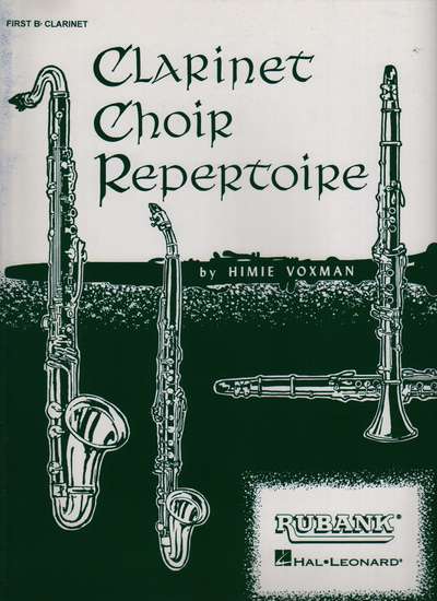 photo of Clarinet Choir Repertoire, 1st Clarinet