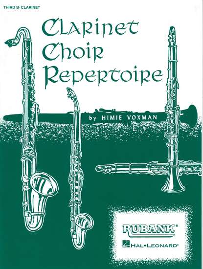photo of Clarinet Choir Repertoire, 3rd Clarinet