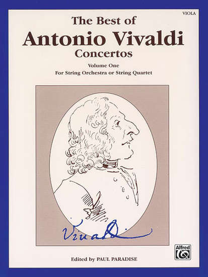 photo of The Best of Antonio Vivaldi Concertos, Volume I, Viola
