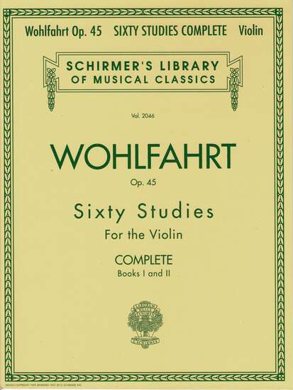 photo of Sixty Studies for the Violin, Op. 45, Complete