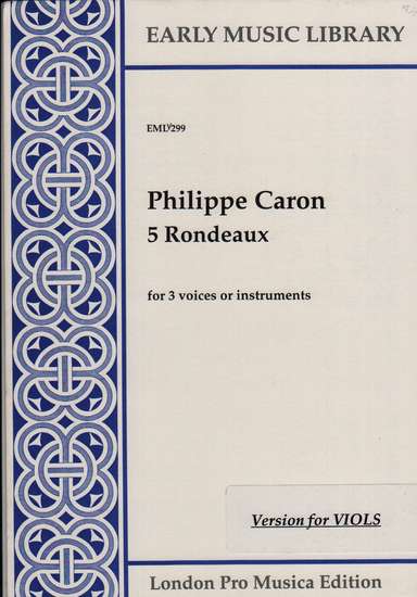 photo of 5 Rondeaux, Version for Viols