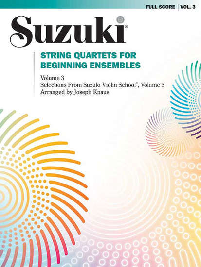 photo of Suzuki String Quartets for Beginning Ensembles, Vol. 3