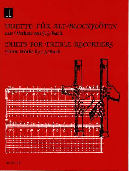 photo of Duets for Treble Recorders, From Works by J. S. Bach
