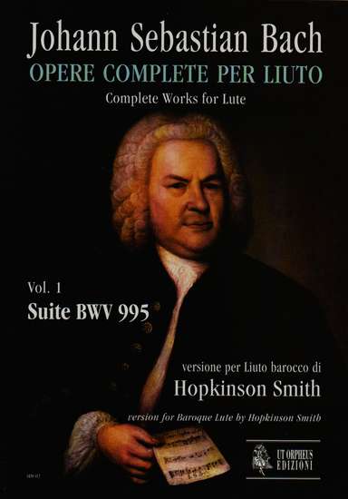 photo of Complete Works for Lute, Vol. 1, Suite BWV 995, for Baroque Lute