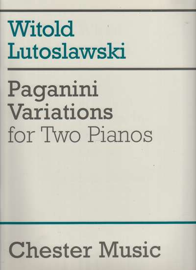 photo of Paganini Variations for Two Pianos