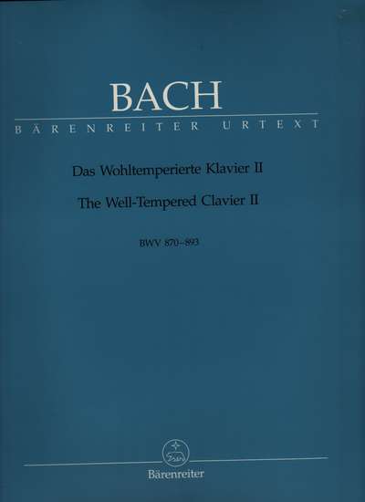 photo of Das Wohltemperierte Klavier II, BWV 870-893