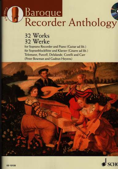 photo of Baroque Recorder Anthology, Vol. 2, 32 Works, CD, Soprano