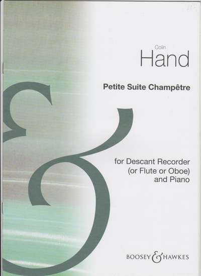 photo of Petite Suite Champetre for soprano recorder and piano
