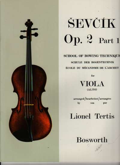 photo of School of Bowing Technique Op. 2, Part 1 for Viola