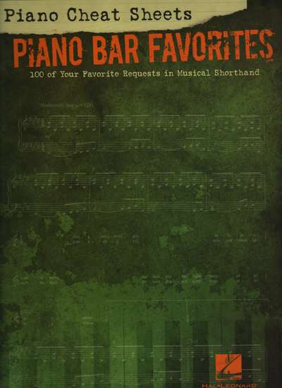 photo of Piano Cheat Sheets, Piano Bar Favorites, 100 of your favorite requests