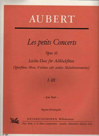 photo of Les petits Concerts, Op. 16, I-III