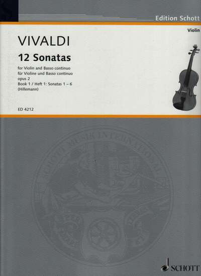 photo of 12 Sonatas Opus 2, Volume 1: Sonatas 1-6