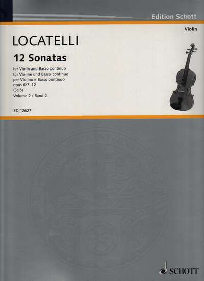 photo of 12 Sonatas Opus 6, Volume 2: Sonatas 7-12