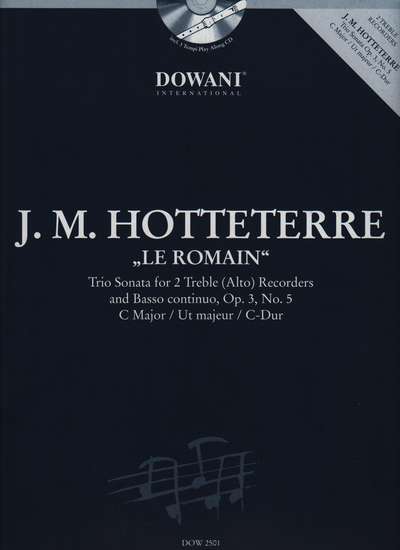 photo of Dowani Album, Trio sonata for two alto recorders and Bc, Op. 3, No. 5, C major