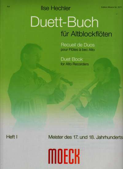 photo of Duet Book for Alto recorders, Masters of the 17th and 18th Centuries, Book I