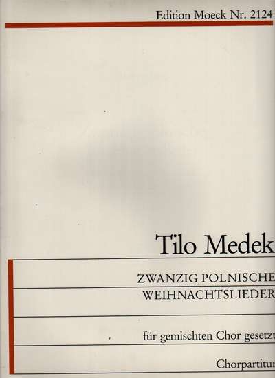 photo of 20 Polish Christmas Songs for Mixed choir, text in German