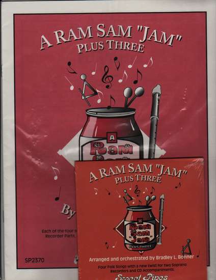 photo of A Ram Sam Jam plus Three, Score, parts, CD