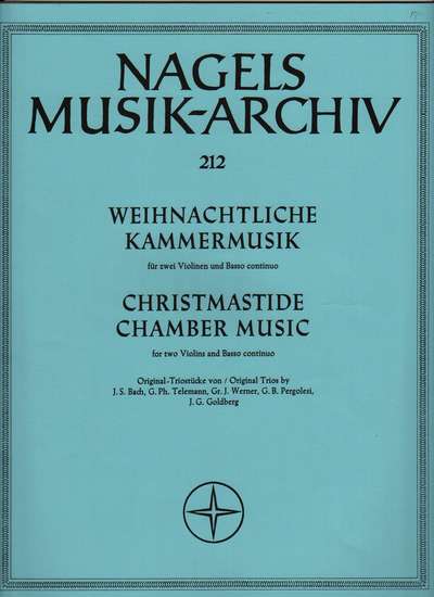 photo of Christmastide Chamber Music: Bach, Telemann, Werner, Pergolesi