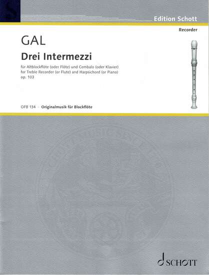 photo of Drei Intermezzi, Op. 103