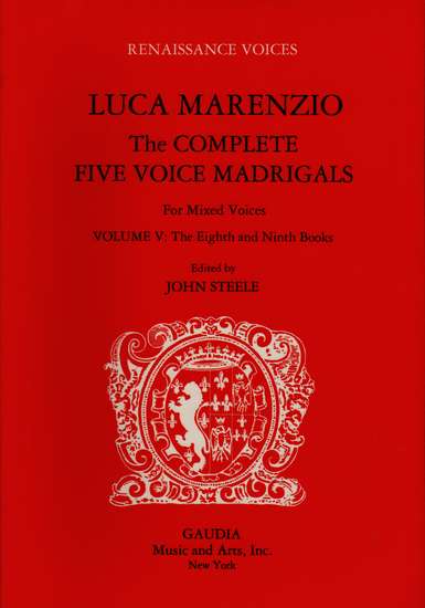 photo of The Complete Five Voice Madrigals, Vol. V, the Eighth and Ninth Books