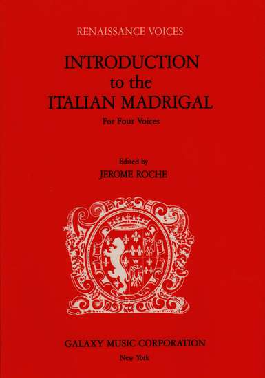 photo of Introduction to the Italian Madrigal for Four Voices
