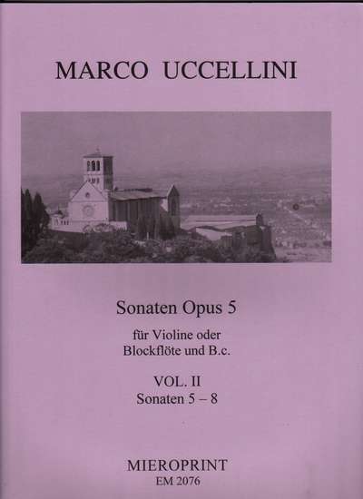 photo of Sonaten Opus 5, Volume II, Sonaten 5-8