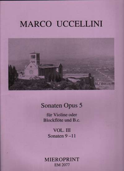 photo of Sonaten Opus 5, Volume III, Sonaten 9-11