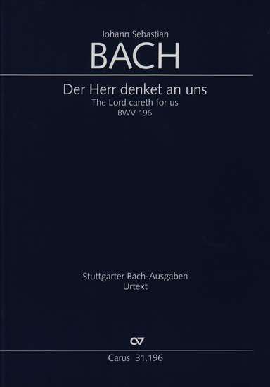 photo of Der Herr denket an uns, BWV 196