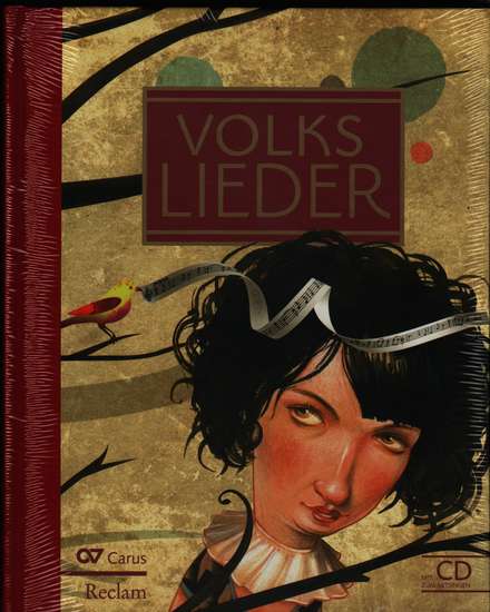 photo of Volks Lieder, 77 songs, cloth cover, with CD