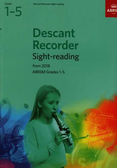 photo of Descant Recorder Sight-reading from 2018, Grades 1-5