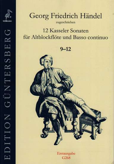 photo of 12 Kasseler Sonaten, No. 9-12, III, score with realization