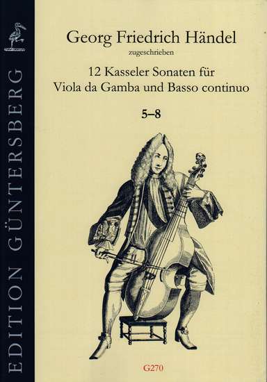 photo of 12 Kasseler Sonaten, No. 5-8, II score with realization